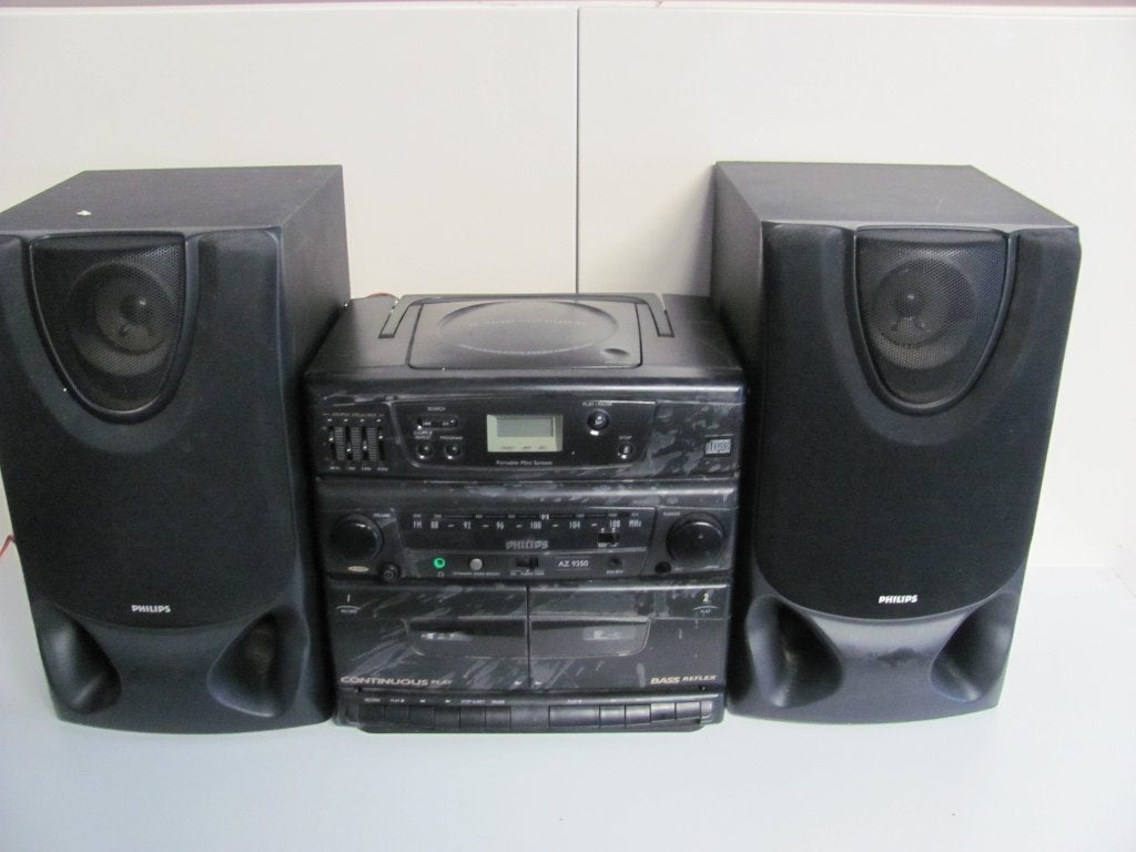 PHILIPS Portable Mini System AZ 9350, Philips, Gebruikt, Cassettedeck, Ophalen of Verzenden