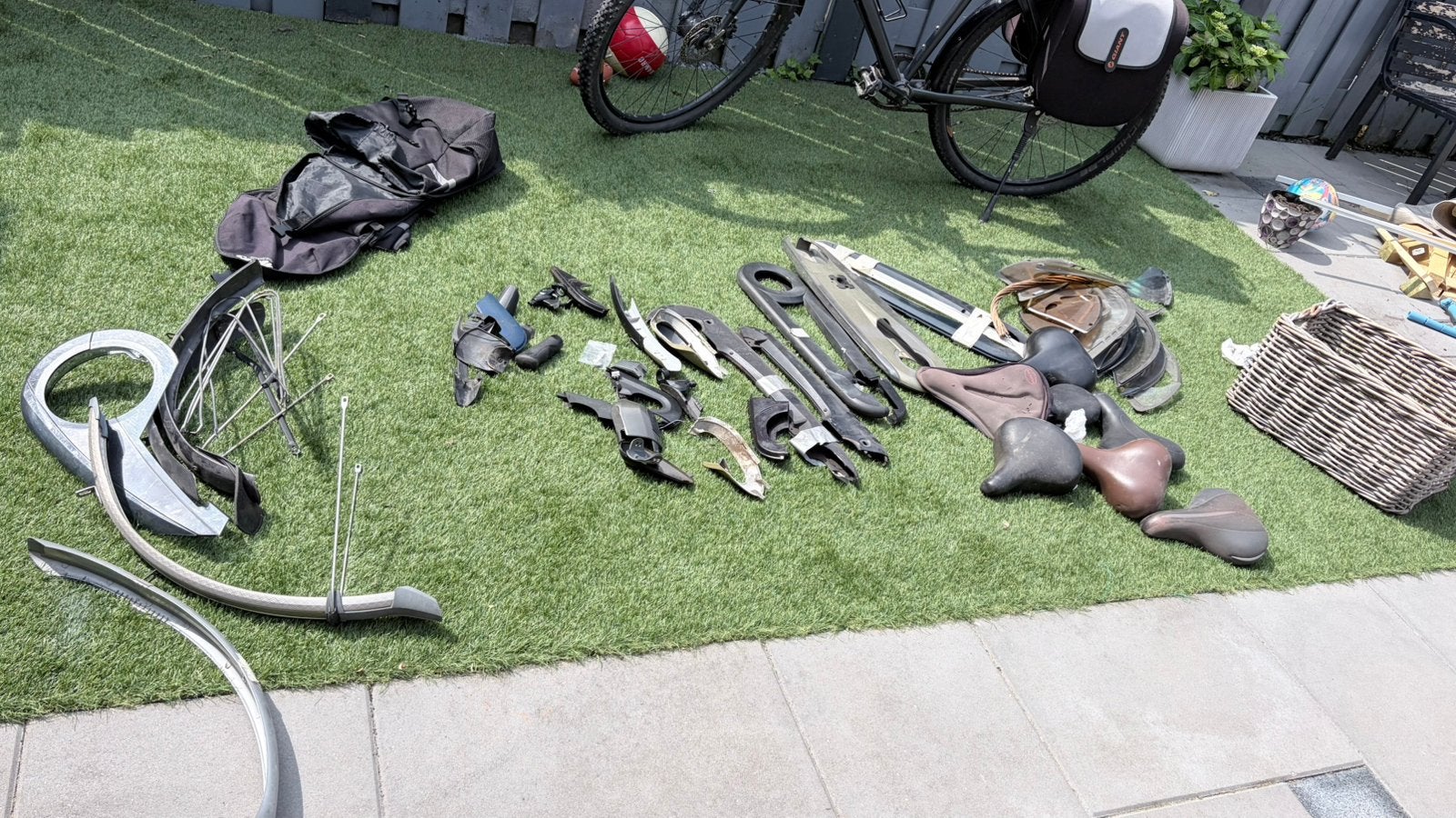 Fiets onderdelen   (verkoop alles in één keer), Fietsen en Brommers, Ophalen of Verzenden