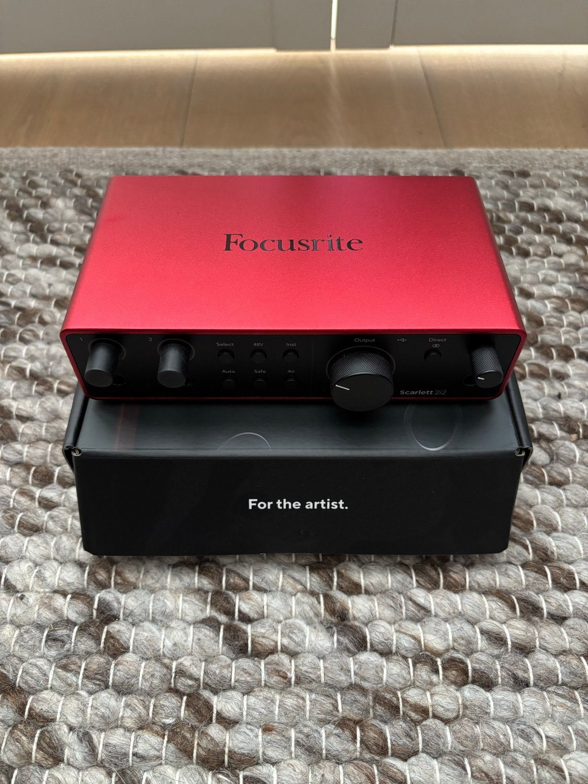 Focusrite Scarlett 2i2 Audio Interface (4e) nieuw, Ophalen of Verzenden, Zo goed als nieuw