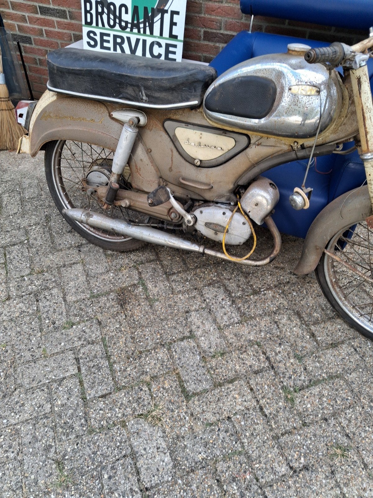 DKW Hummel Restauratieproject - Klassieke Bromfiets, Fietsen en Brommers, Ophalen of Verzenden, Maximaal 45 km/u, Overige merken