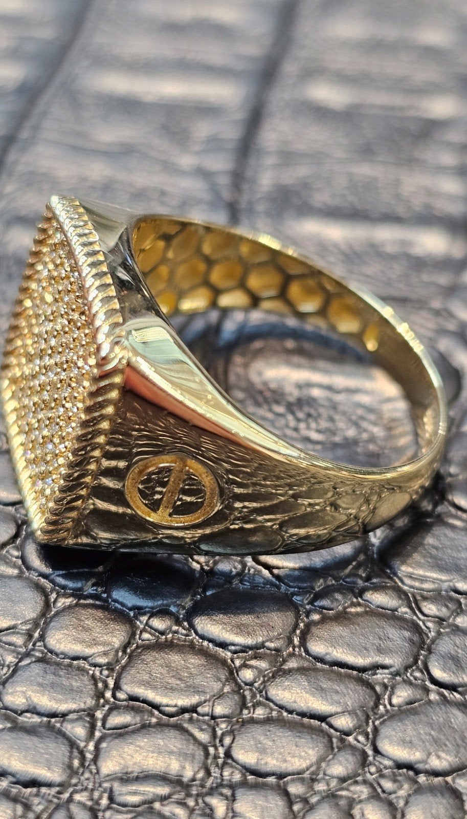 Mooie 14k gouden ring, 19 tot 20, Heer, Nieuw, Ophalen of Verzenden