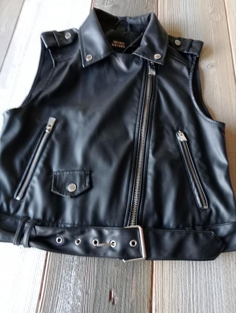 Biker bodywarmer nooit gedragen maat M, Kleding | Dames, Bodywarmers, Ophalen, Zwart