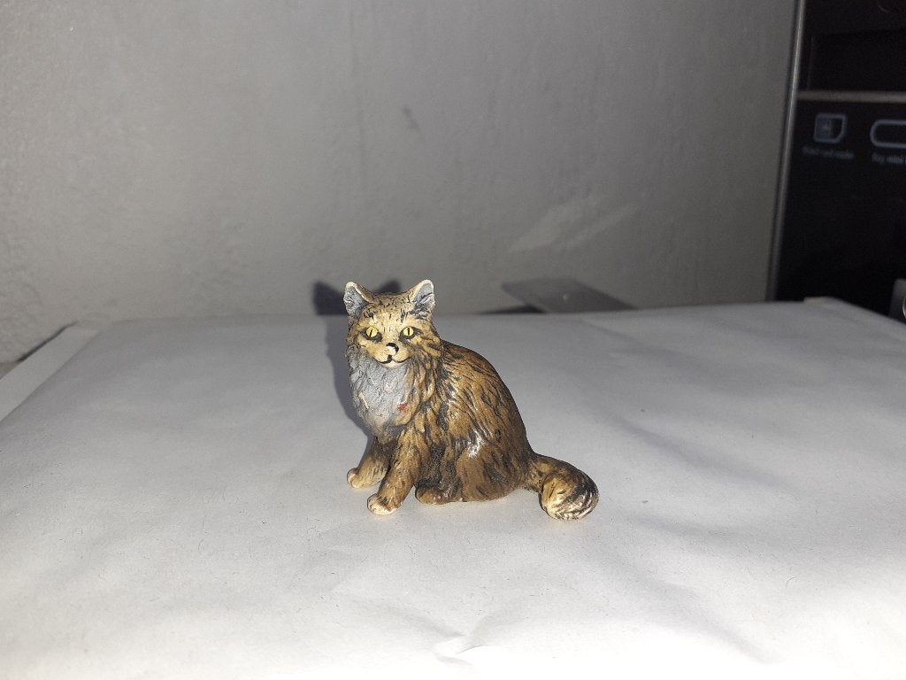 Noorse boskat, dierfiguur Bullyland, Verzenden, Gebruikt, Hond of Kat, Beeldje of Figuurtje