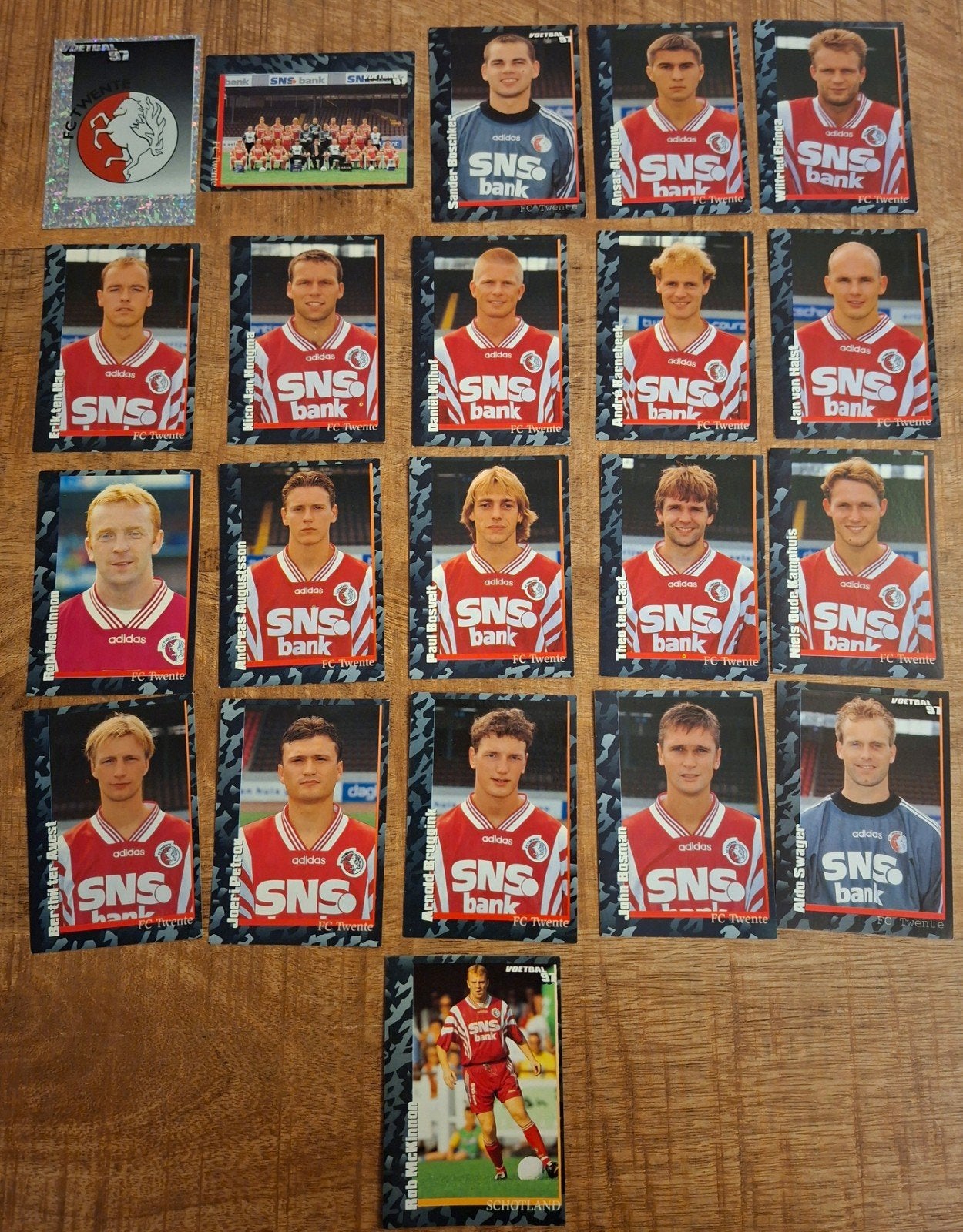 FC Twente Panini Voetbal 1997, Ophalen of Verzenden, Zo goed als nieuw, F.C. Twente, Poster, Plaatje of Sticker