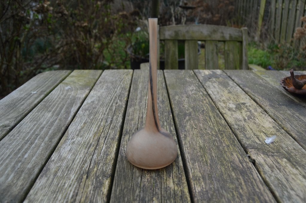 Prachtig geblazen design vaasje, Antiek en Kunst, Glas, Vaas, Handgemaakt, Ophalen of Verzenden