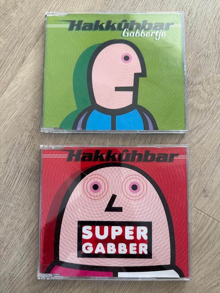 Hakkûhbar Singletjes: Gabbertje & Super Gabber CD's, Cd's en Dvd's, Ophalen of Verzenden, Gebruikt, Techno of Trance