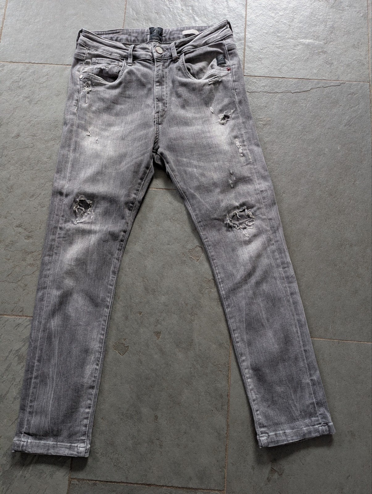 elias rumelis boyfriend jeans maat 26, Kleding | Dames, Ophalen of Verzenden, Zo goed als nieuw, Grijs, W27 (confectie 34) of kleiner