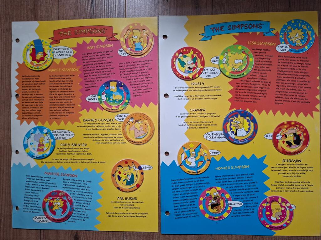 The Simpsons clippo's flippo's, Ophalen of Verzenden