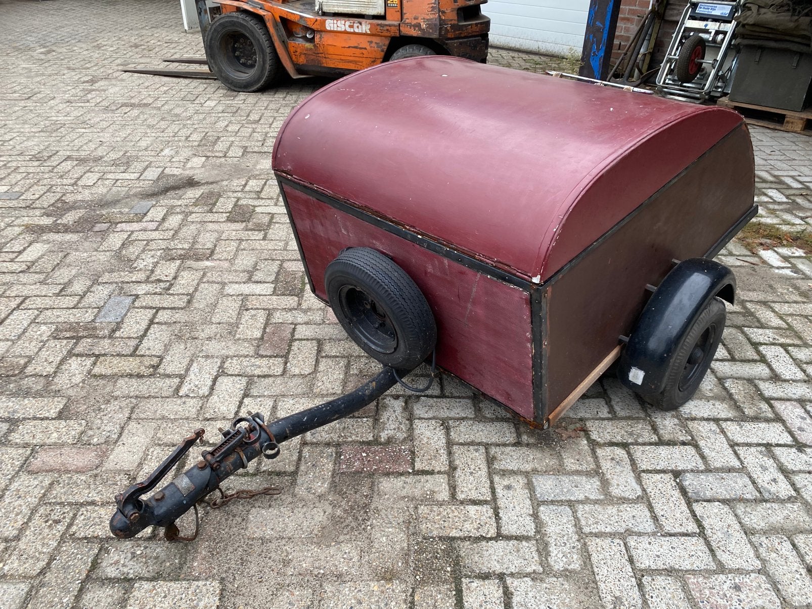Aanhangwagen, Ophalen, Gebruikt