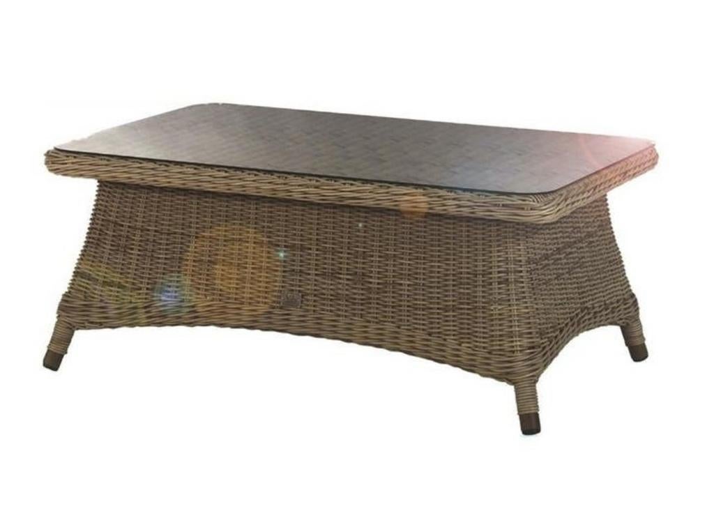 Loungetafel 110x70x45cm van 4 Seasons Outdoor, Tuin en Terras, Ophalen, Zo goed als nieuw, Rechthoekig, Wicker