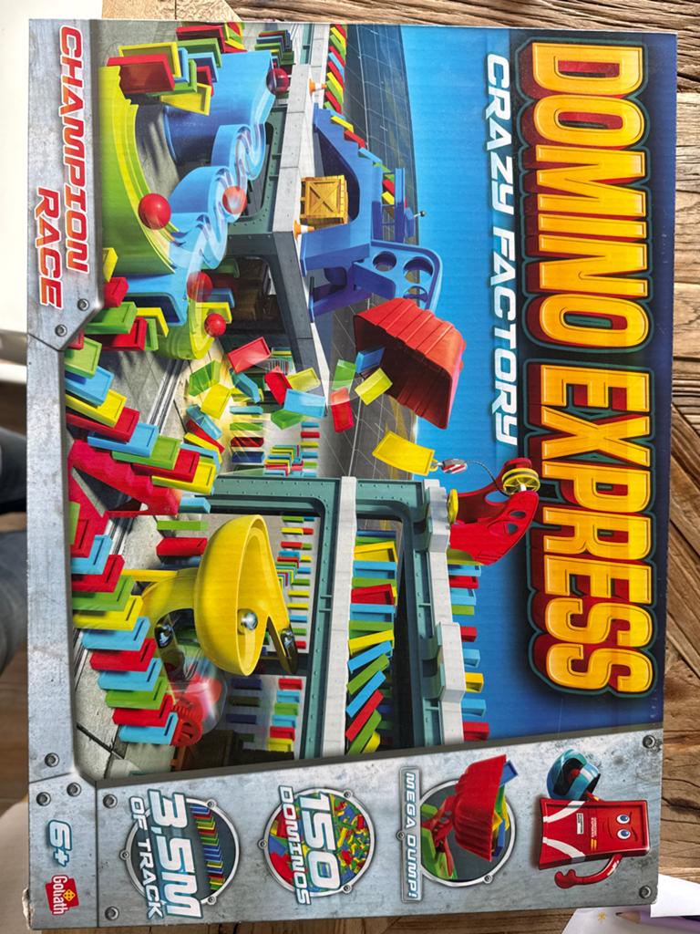 Domino Express Crazy Factory Champion Race Goliath, Ophalen of Verzenden, Zo goed als nieuw, Jongen of Meisje