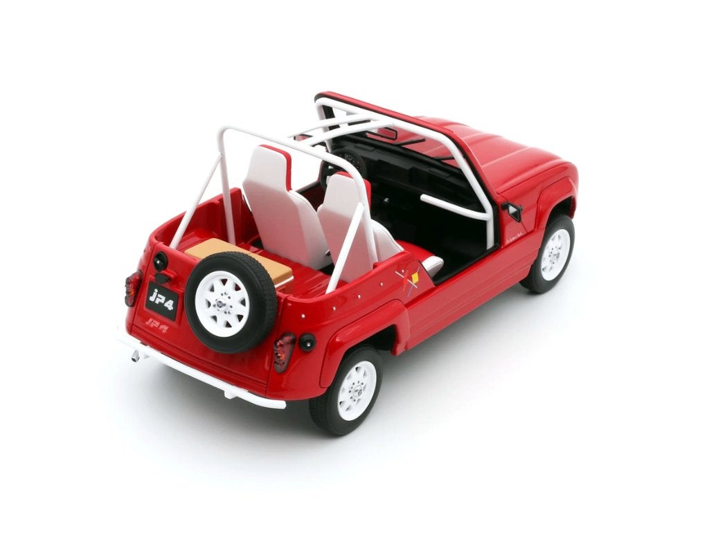 Renault 4L JP4 Rood 1987 schaal 1/18 OTTO MOBILE OT998, Hobby en Vrije tijd, Verzenden, Nieuw, Auto, OttOMobile
