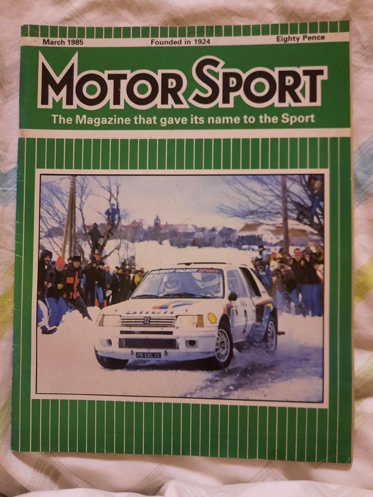 Motor Sport maart 1985, Boeken, Sportboeken, Ophalen of Verzenden