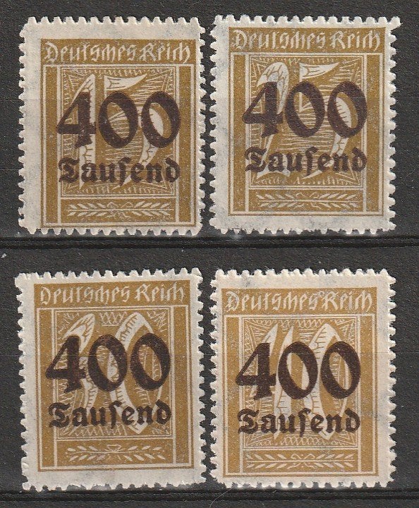 Duitse Rijk Minr 297/300 postfris, Ophalen of Verzenden, Duitse Keizerrijk, Postfris