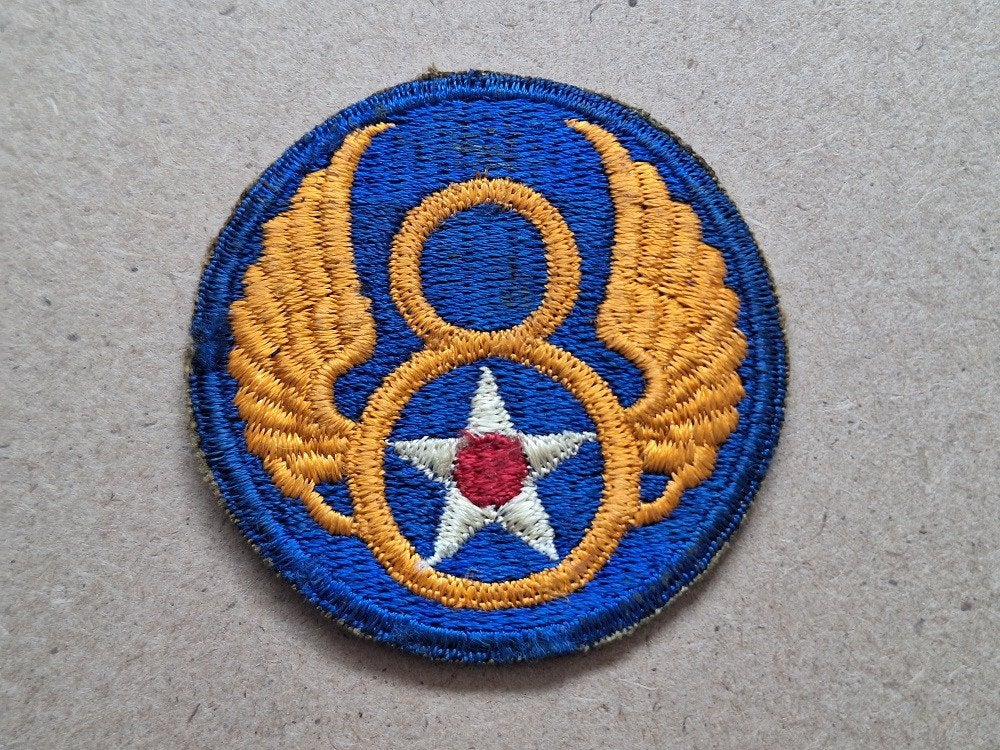 WWII US 8th Army Air Forces patch, Verzenden, Amerika, Embleem of Badge