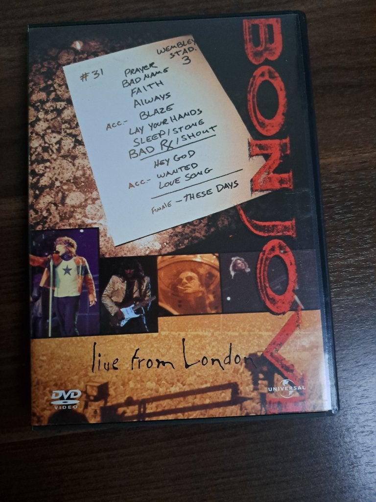 Bon Jovi - Live From London, Alle leeftijden, Ophalen of Verzenden, Zo goed als nieuw, Concert