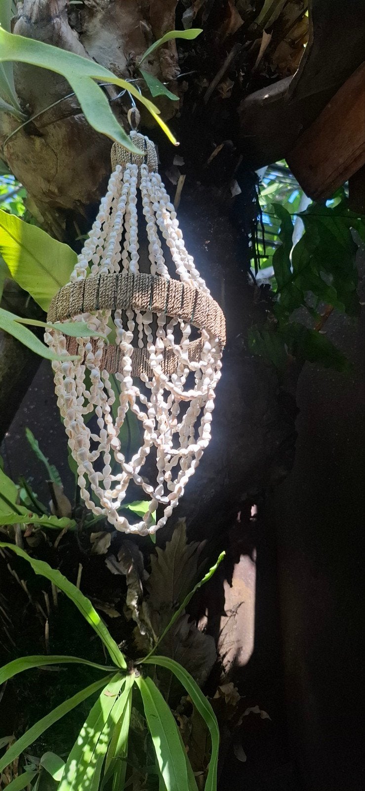 Prachtige schelpenhanger uit Bali, Verzenden, Nieuw, Boho