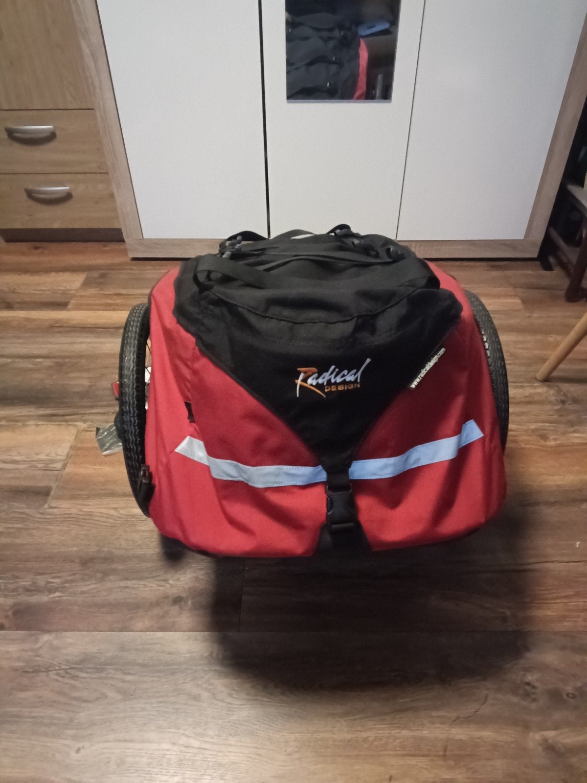 Radical Design Cyklone Trekking Fietskar 100L, Ophalen, Gebruikt, Bagagekar, Radical Design