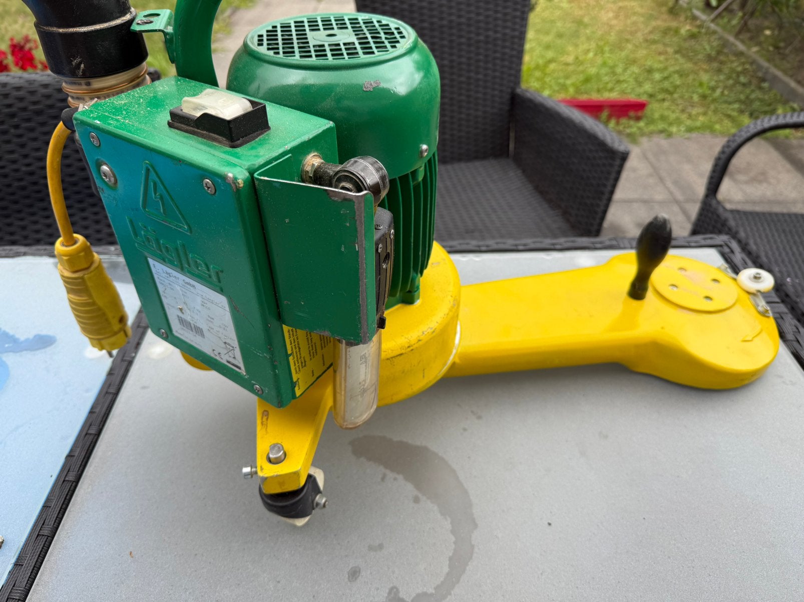 Lägler Unico kantenschuurmachine te koop, Ophalen of Verzenden, Zo goed als nieuw