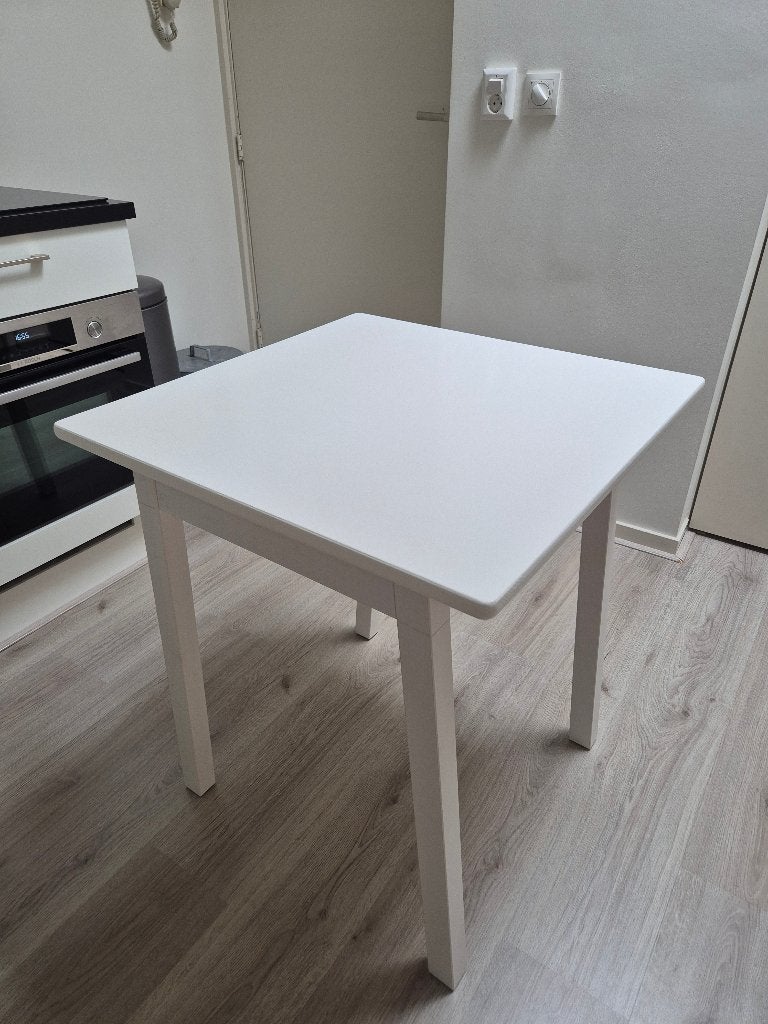 Ikea eettafel 2 persoons, Ophalen, Gebruikt, 50 tot 100 cm, Vierkant