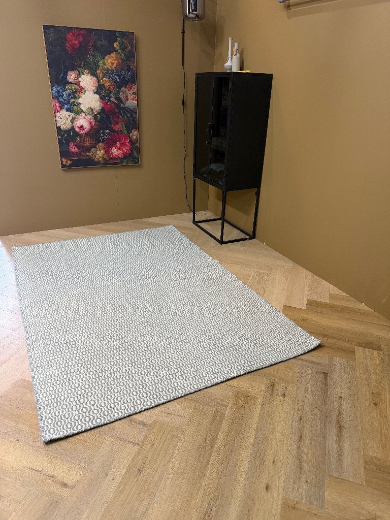 Brinker Emphorium Blue Vloerkleed 160 x 230cm, Blauw, 150 tot 200 cm, Ophalen of Verzenden, Rechthoekig