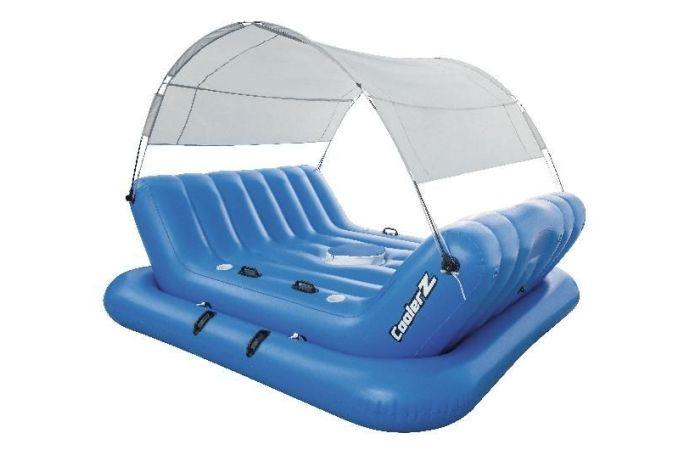 Bestway CoolerZ Opblaasbaar Eiland met Zonnescherm, Ophalen, Gebruikt, Minder dan 80 cm, Overige typen