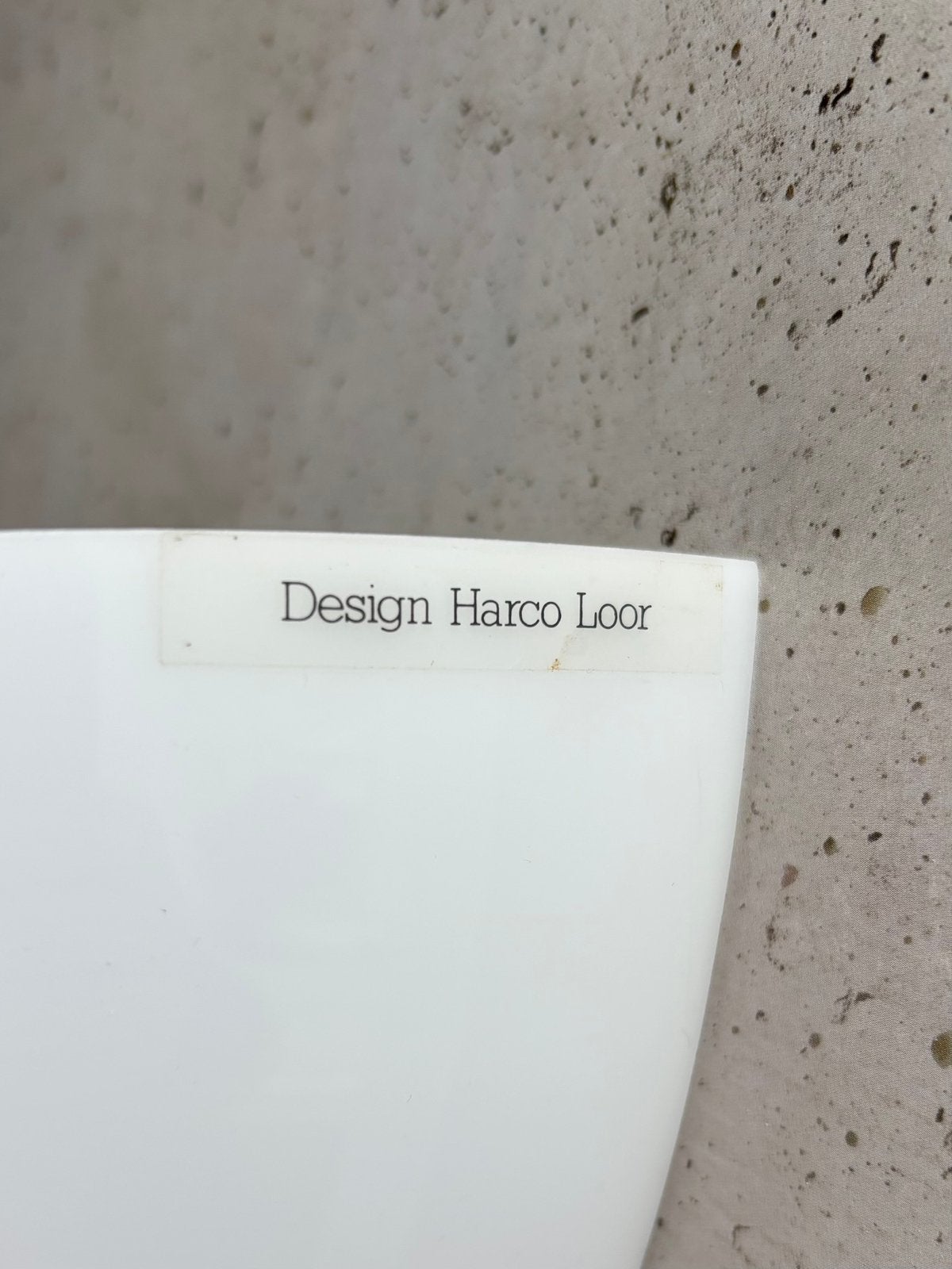 Set van 2 x design wandlamp Harco Loor, Wit, Gebruikt, Kunststof, E14 (klein)