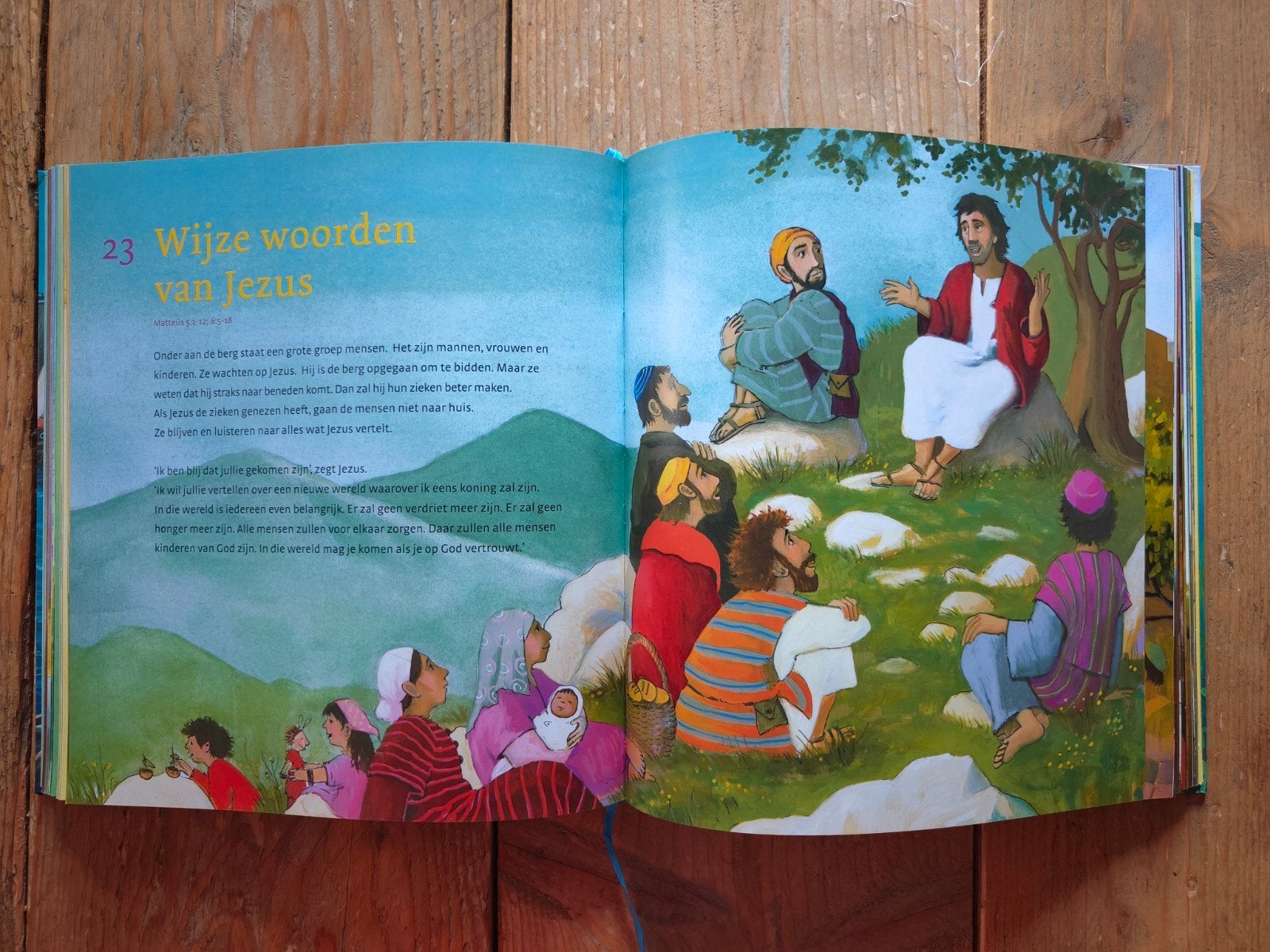 Prentenbijbel met illustraties van Marijke ten Cate, Ophalen of Verzenden, Zo goed als nieuw, Marijke ten Cate