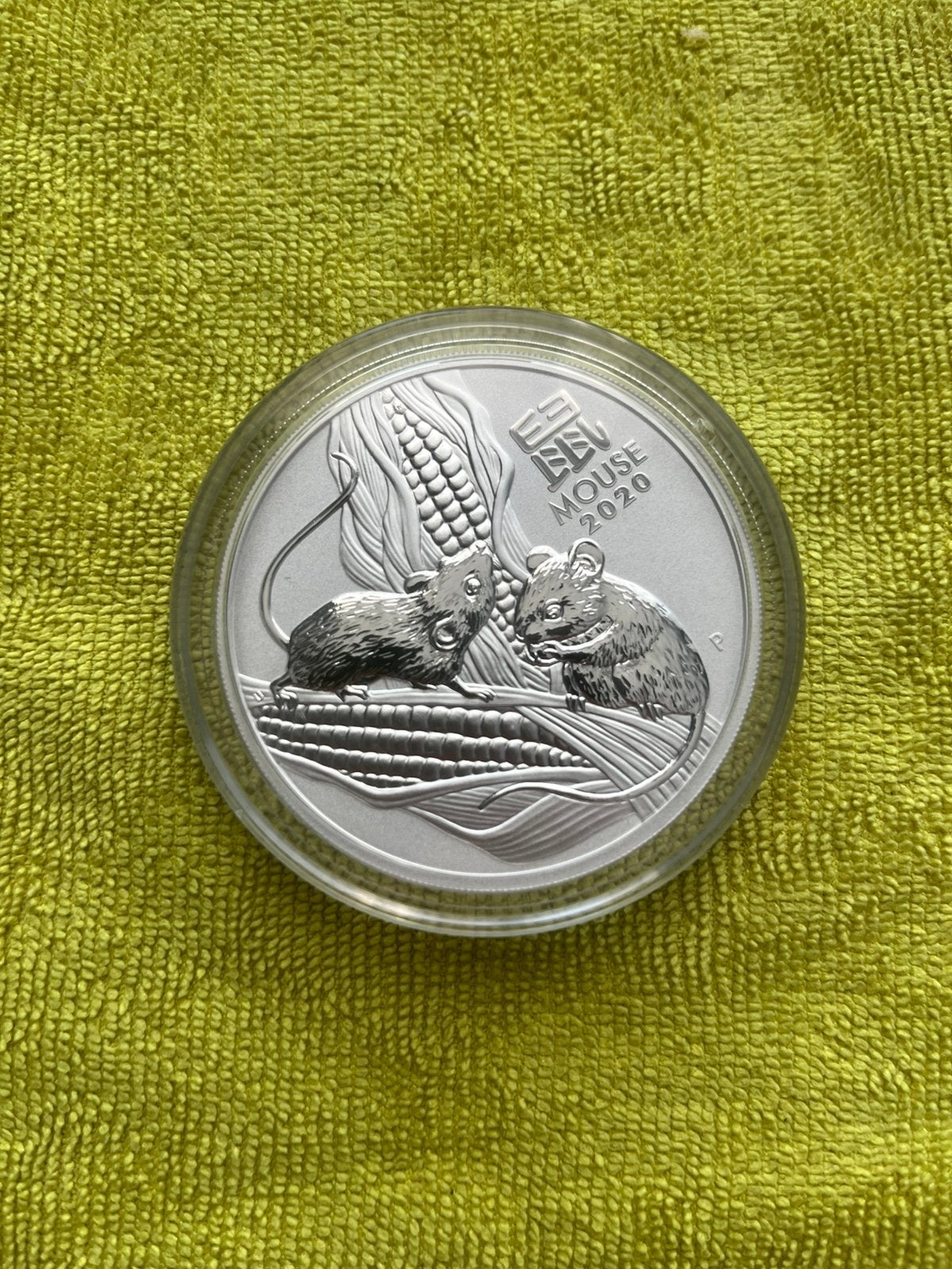 Australia 🇨🇰Lunar 3 Mouse🐁 5 ounces 2020., Ophalen of Verzenden, Zilver