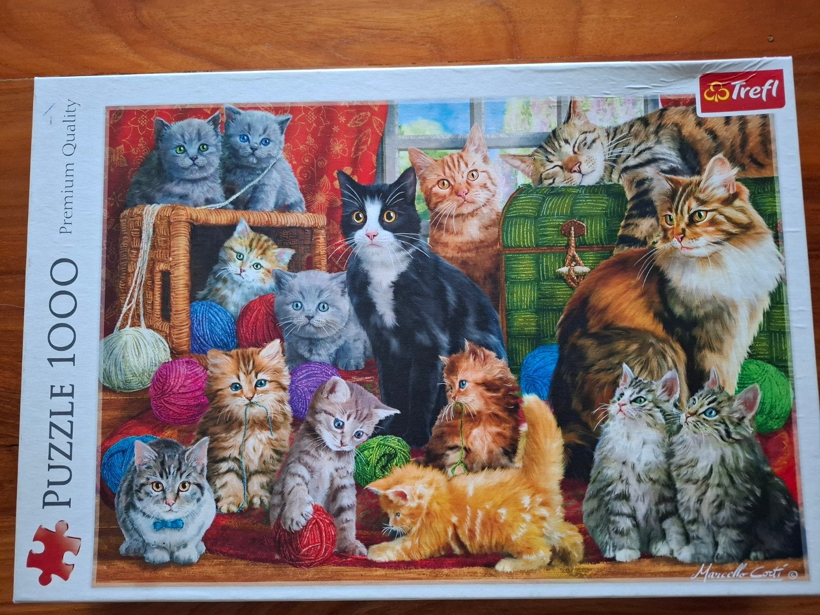 Trefl Puzzel 1000 stukjes - Katten, Ophalen of Verzenden, Gebruikt
