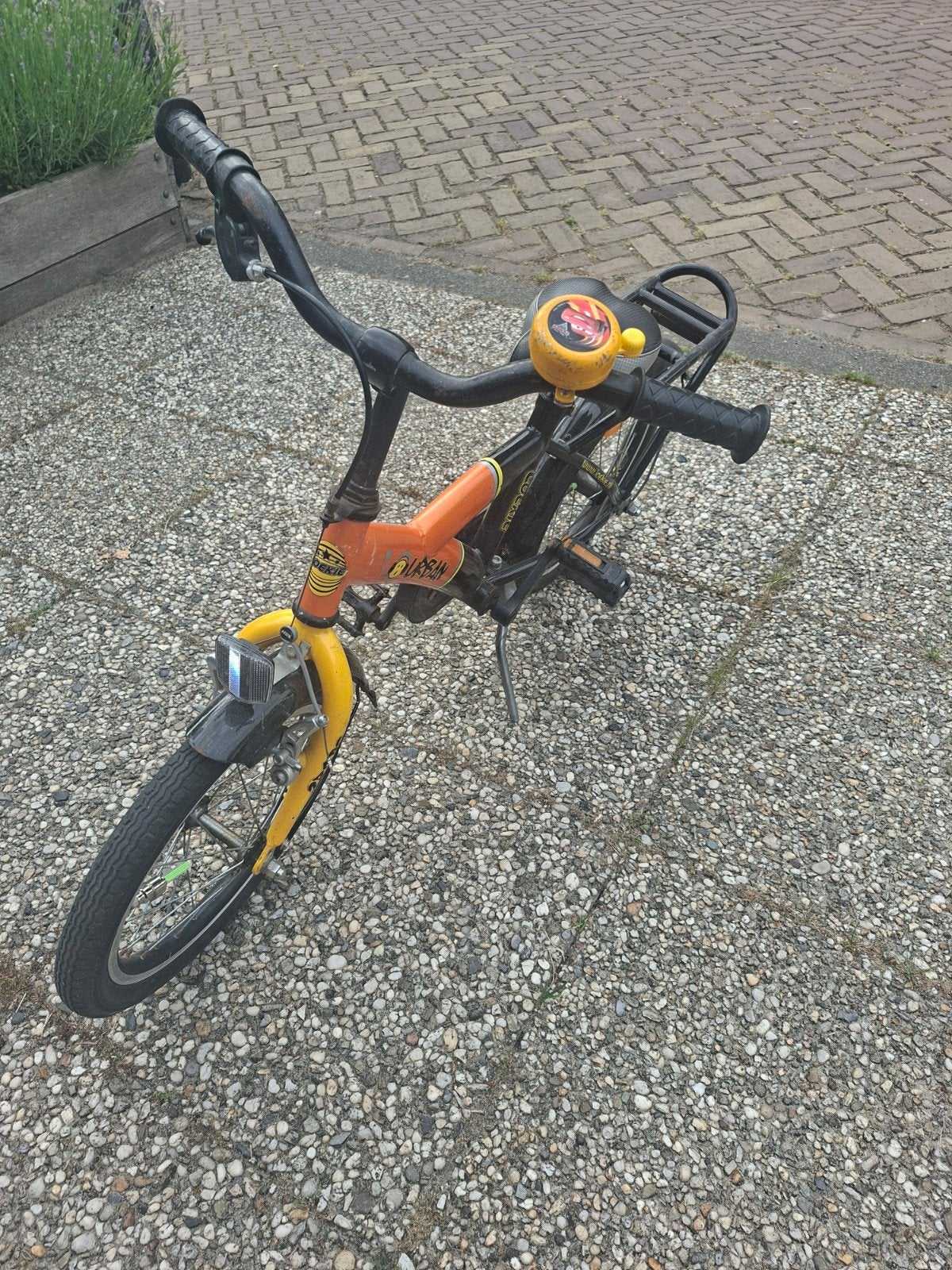 Loeki kinderfiets 16 inch - Urban design, Ophalen of Verzenden, Gebruikt, 16 tot 20 inch