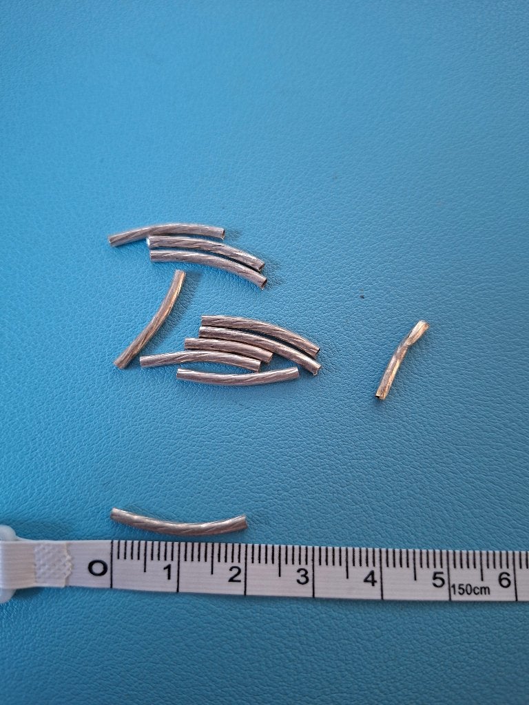 Zilveren kralen divers, Ophalen of Verzenden, Nieuw, Kraal