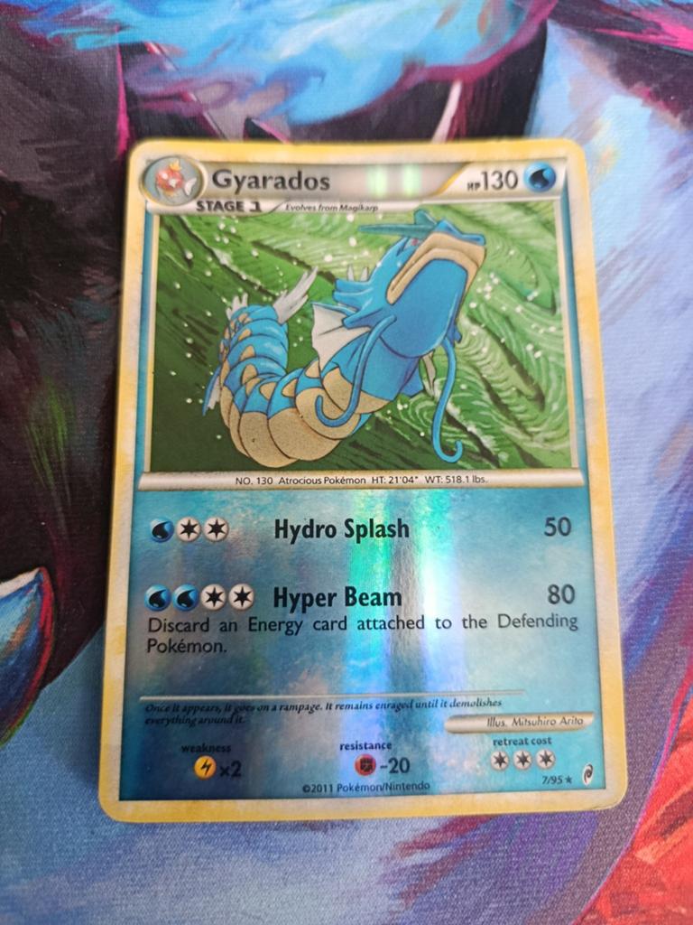 Pokemon kaart Gyarados 7/95 Reverse Holo Call of Legends, Ophalen of Verzenden, Gebruikt, Losse kaart, Foil
