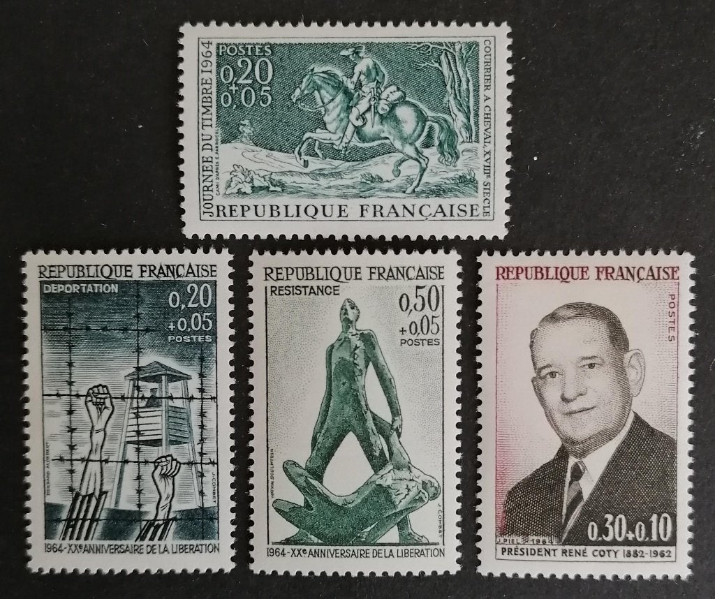 Frankrijk - mi. 1462 t/m 1465 (1964), Ophalen of Verzenden, Postfris