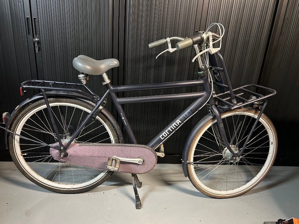Cortina U4 herenfiets 28", Gebruikt, Velgrem, Versnellingen, 65 cm of meer