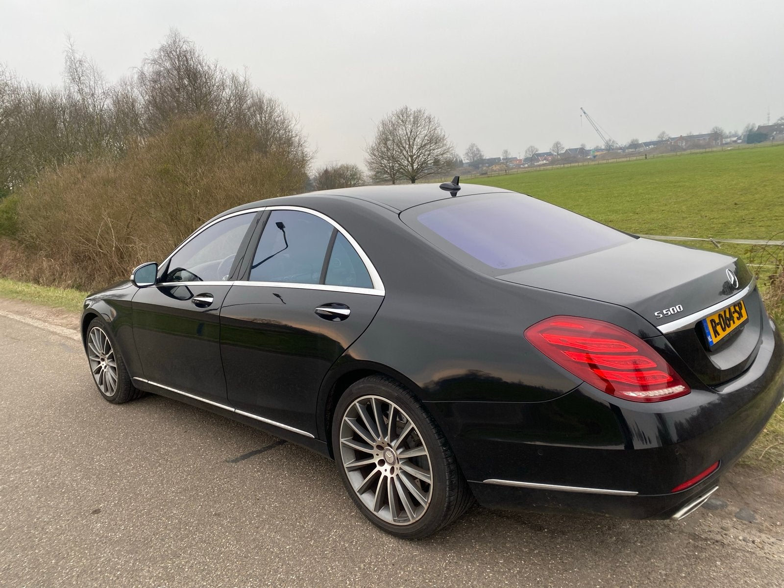 Mercedes-Benz S-Klasse S 500 Aut7 4M, Auto's, Euro 5, Zwart, Vierwielaandrijving, Particulier