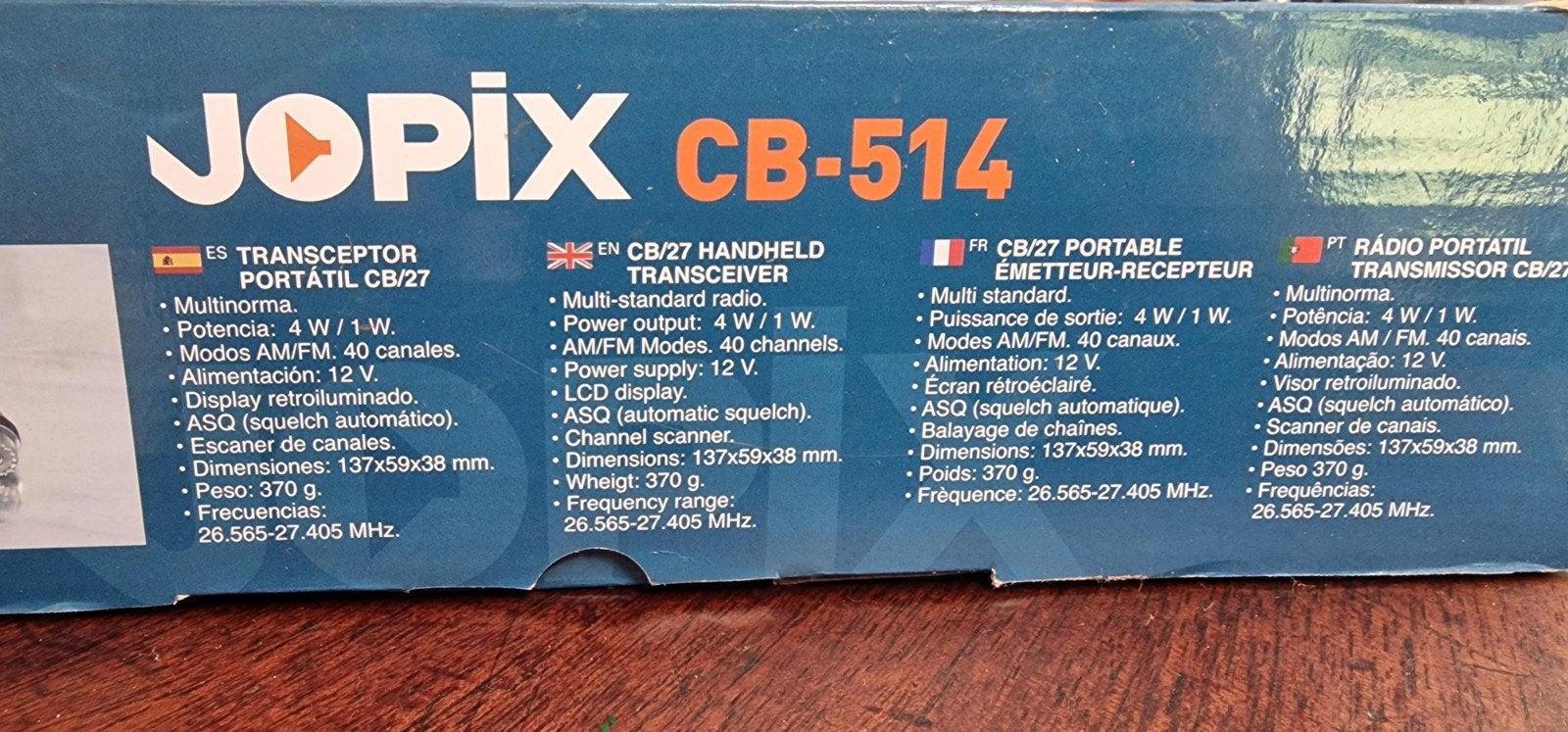 Jopix CB-514 CB-transceiver met antenne, Ophalen of Verzenden