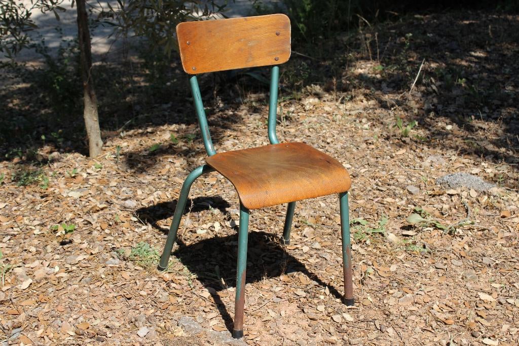 Brocante - Schattig schoolstoeltje / kinderstoeltje!, Kinderen en Baby's, Kinderkamer | Tafels en Stoelen, Ophalen of Verzenden