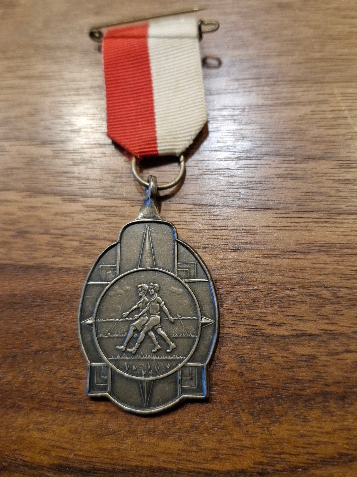 363 Keukenhof Tocht Lisse Medaille - Vintage Wandelmedaille, Ophalen of Verzenden