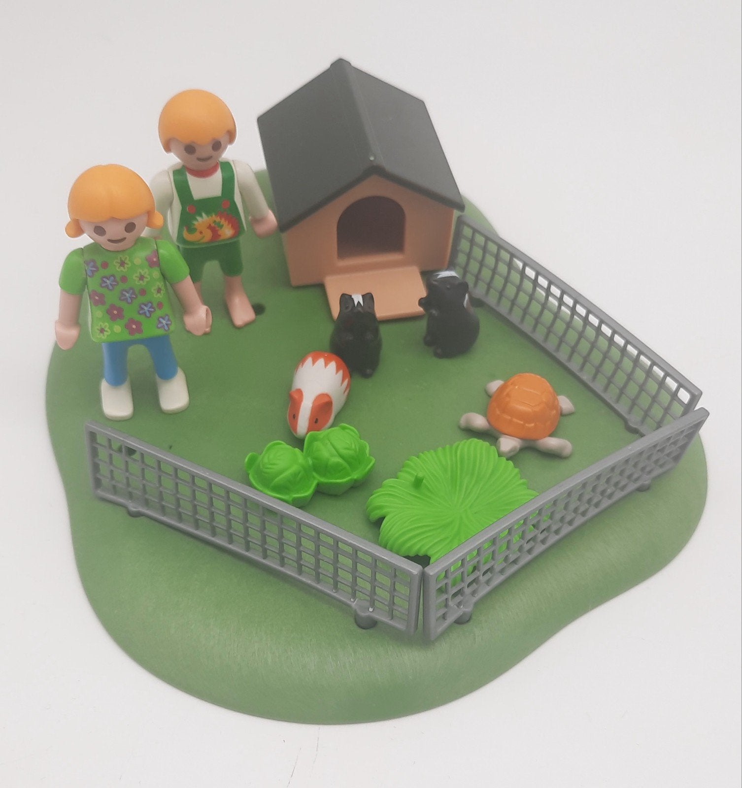 Playmobil 3210 Kinderen met cavia's en schildpad, Complete set, Ophalen of Verzenden, Zo goed als nieuw, Figuren