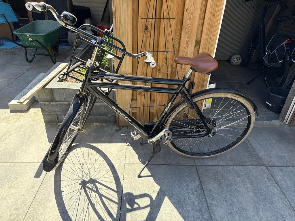 Sparta Transportfiets - Zwart, Gebruikt, Fietsen en Brommers, Fietsen | Mountainbikes en ATB, Ophalen, Gebruikt, Overige merken