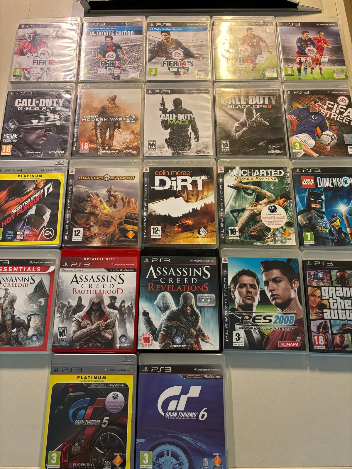 Grote collectie PS3 games: FIFA, Call of Duty, GTA, Assassin, Avontuur en Actie, Gebruikt, Eén computer, Ophalen of Verzenden