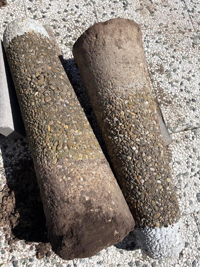Betonnen palen met grindstructuur, Ophalen, Overige materialen, Gebruikt, Overige typen