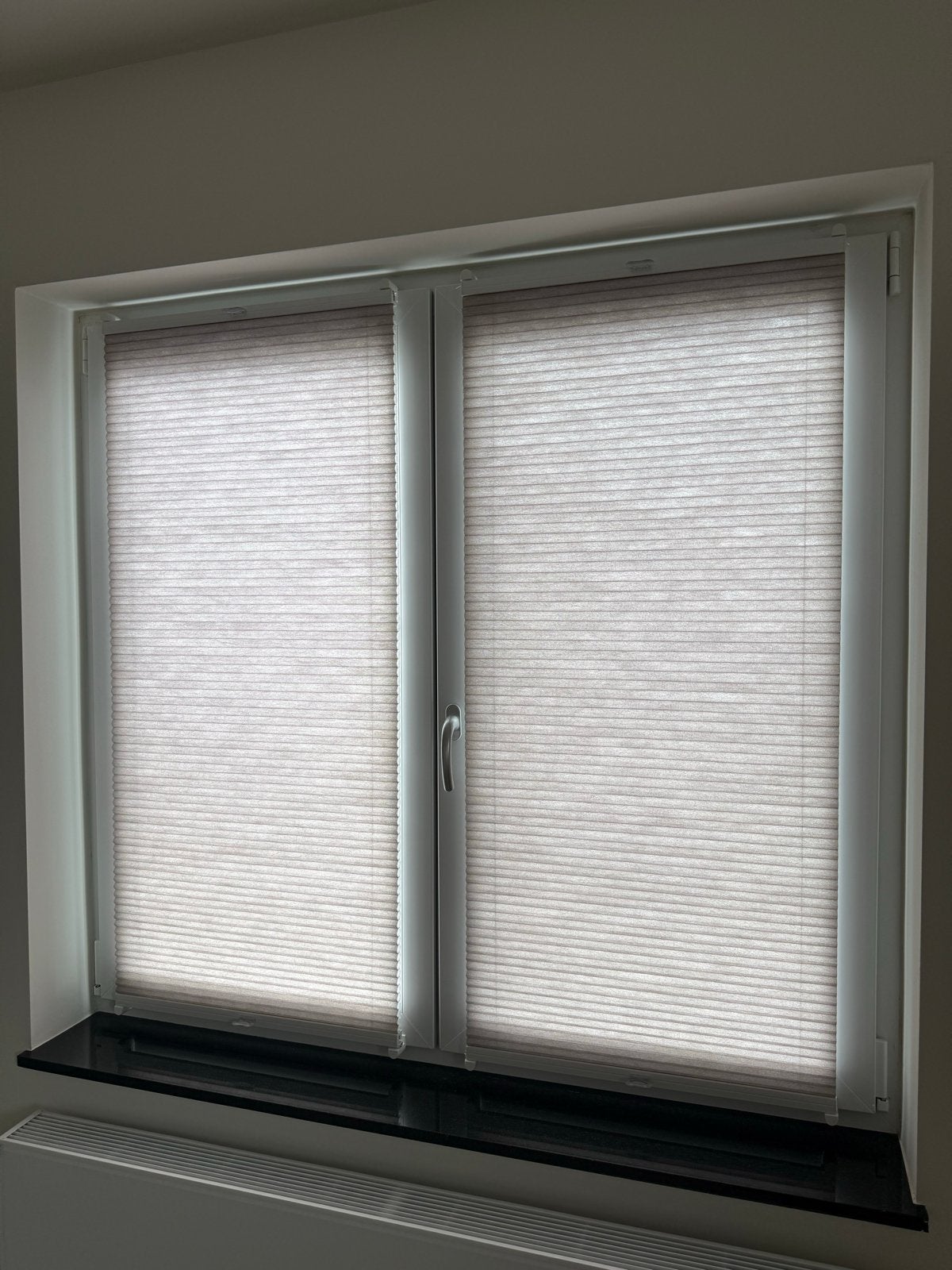 4 Veneta Energy Plisségordijnen - Beige, 58.9x132 cm, Beige, Ophalen of Verzenden, Zo goed als nieuw, Polyester
