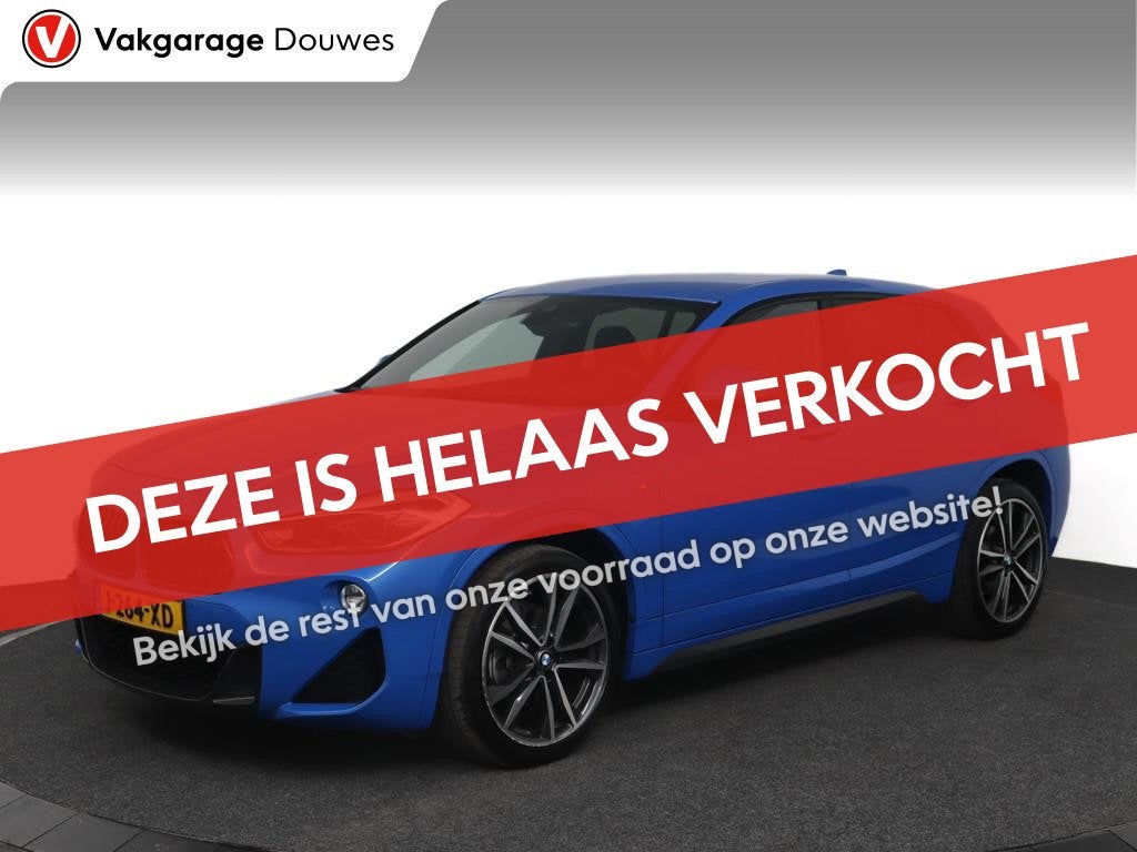 BMW X2 SDrive18i High Executive | Automaat | M-sport | 360°, Auto's, BMW, Gebruikt, Euro 6, Blauw, Leder