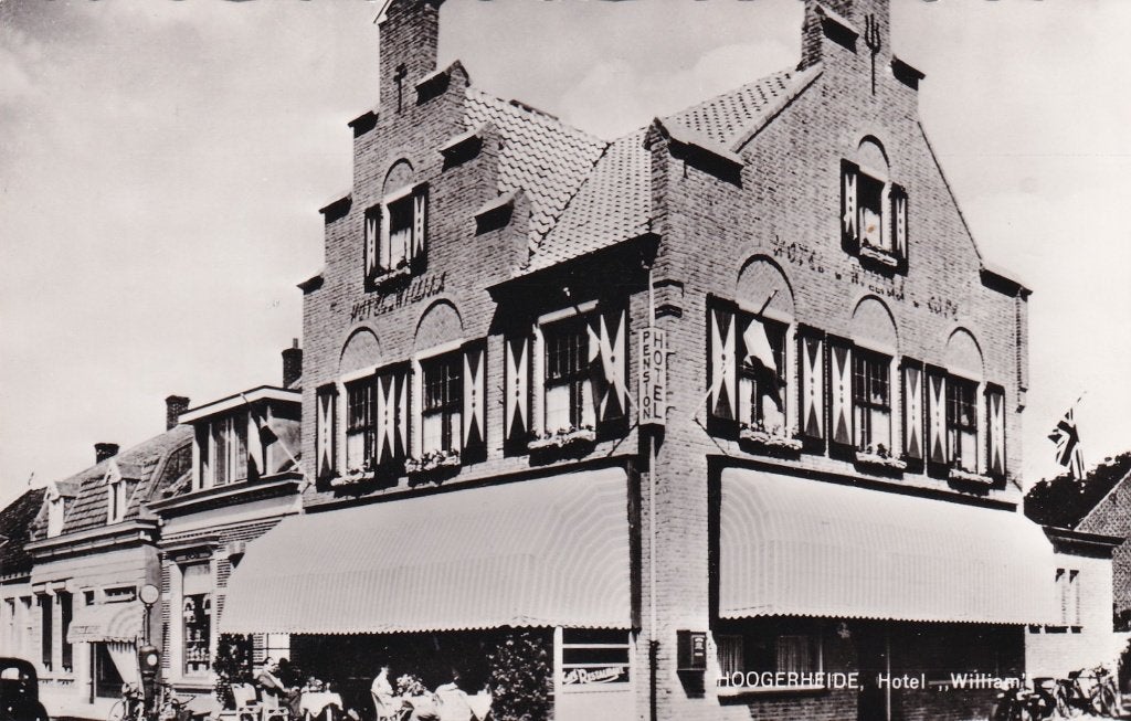Hoogerheide hotel William, Verzenden, 1960 tot 1980, Ongelopen, Noord-Brabant