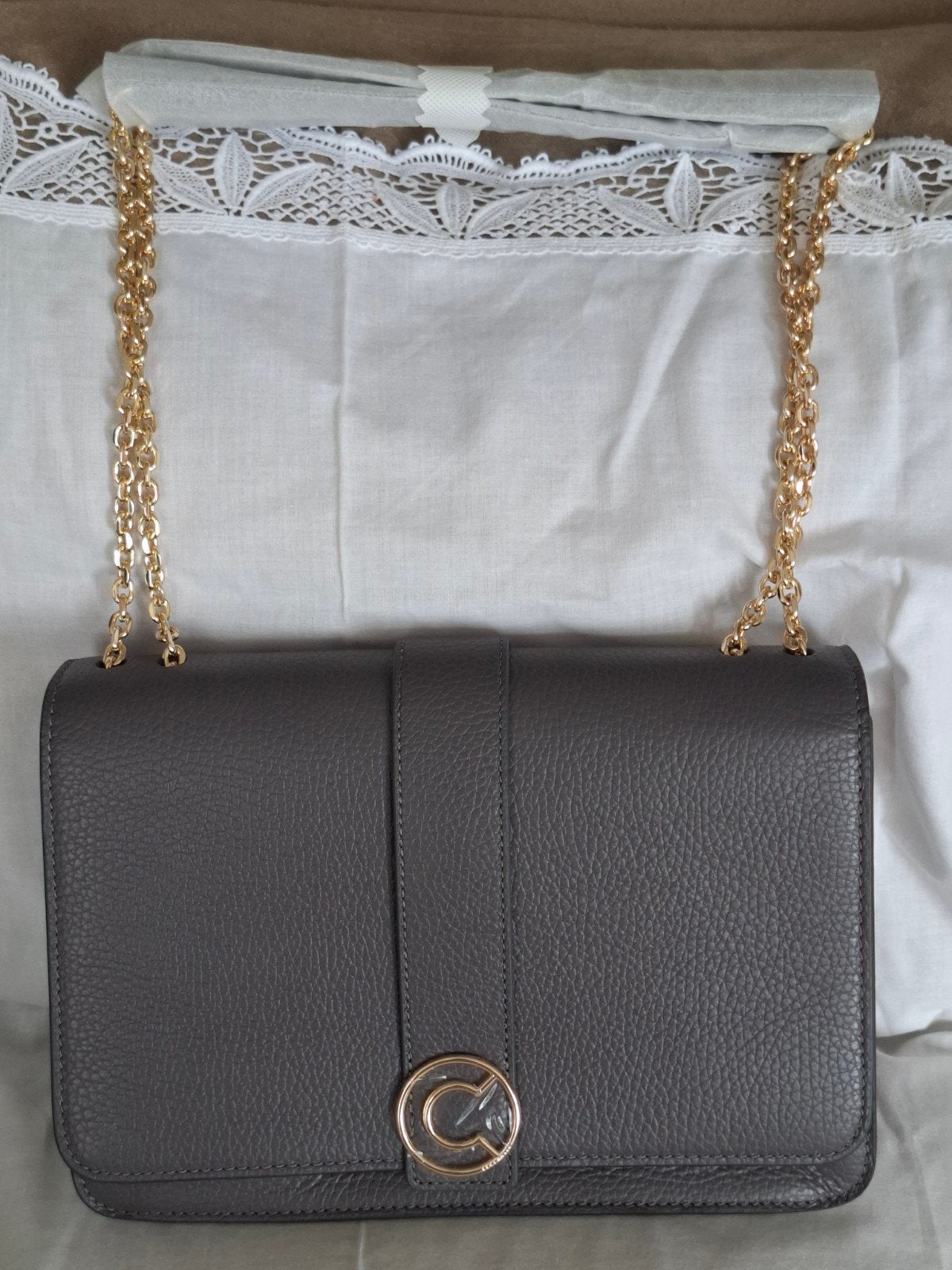 COCCINELLE TAS, Ophalen of Verzenden, Nieuw, Grijs, Handtas