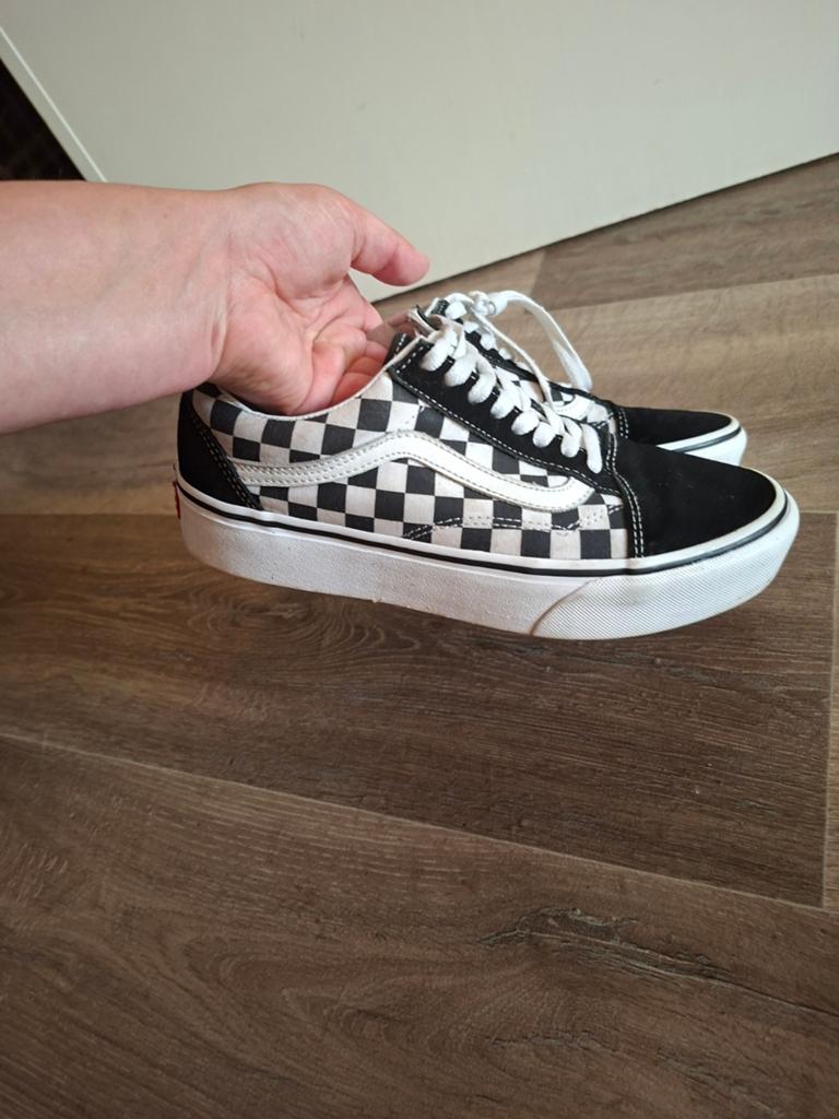 Vans Old Skool Checkerboard sneakers, maat 39, Ophalen of Verzenden