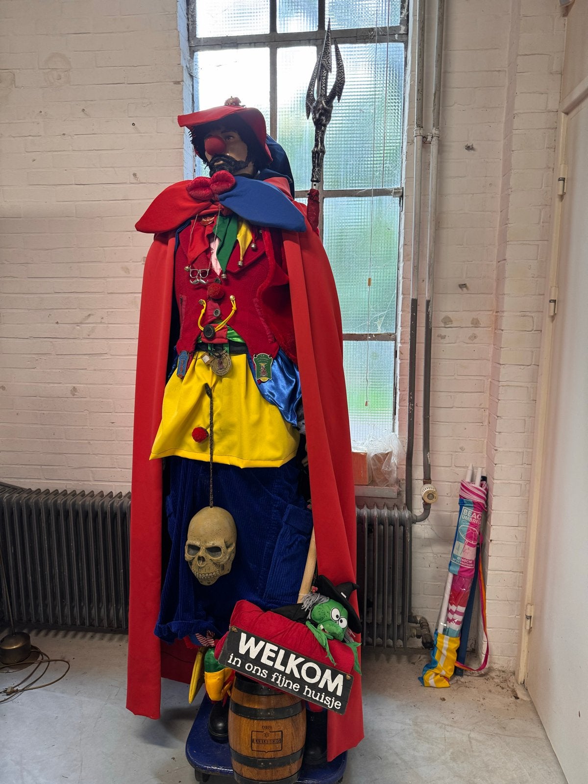 Verrijdbare pop carnaval/ Halloween, Ophalen, Gebruikt, Halloween of Griezel