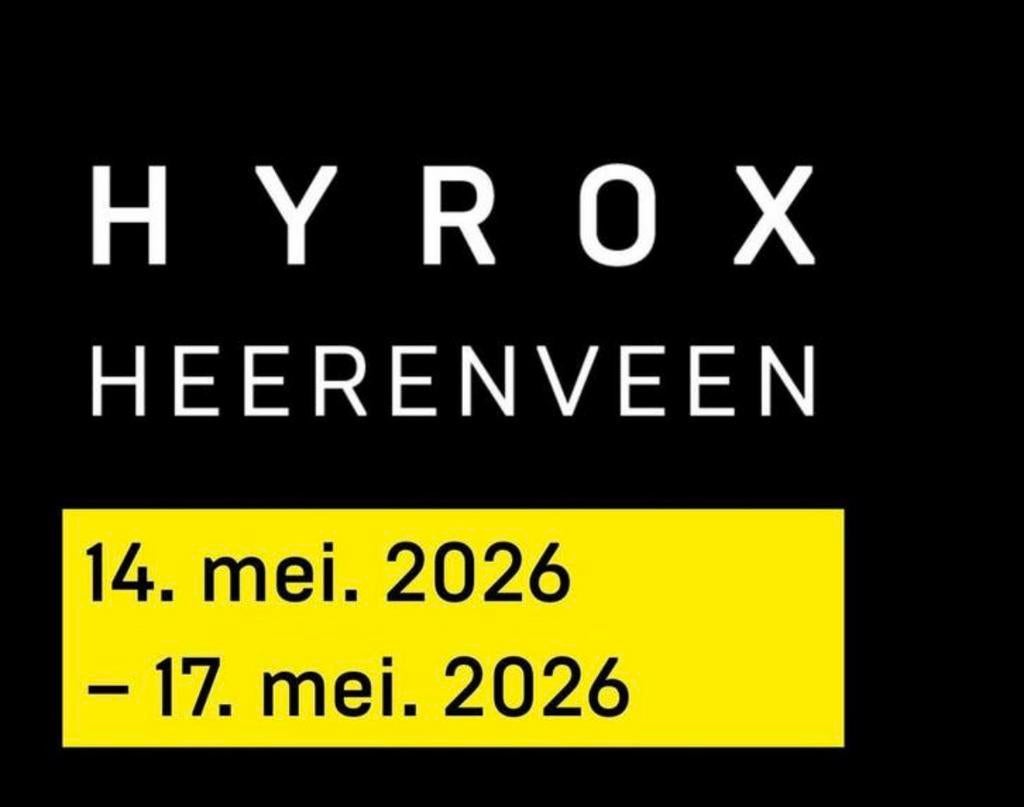 Hyrox Heerenveen zaterdag 16 mei - Heren open solo, Tickets en Kaartjes, Evenementen en Festivals, Eén persoon